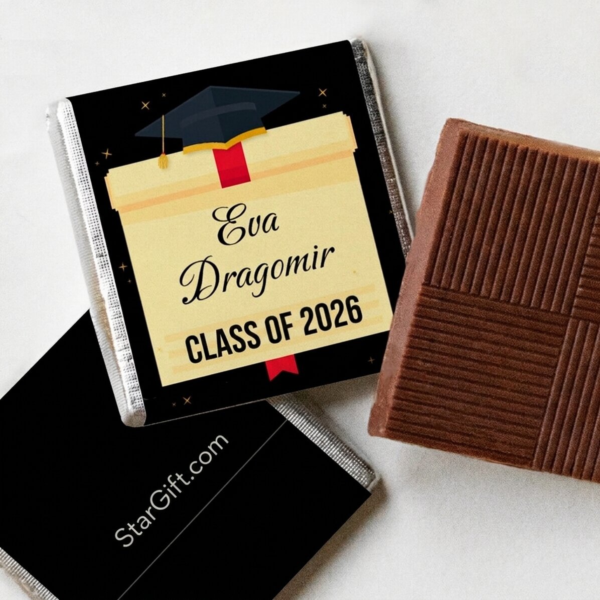 Mini bombón personalizado con texto - Graduación