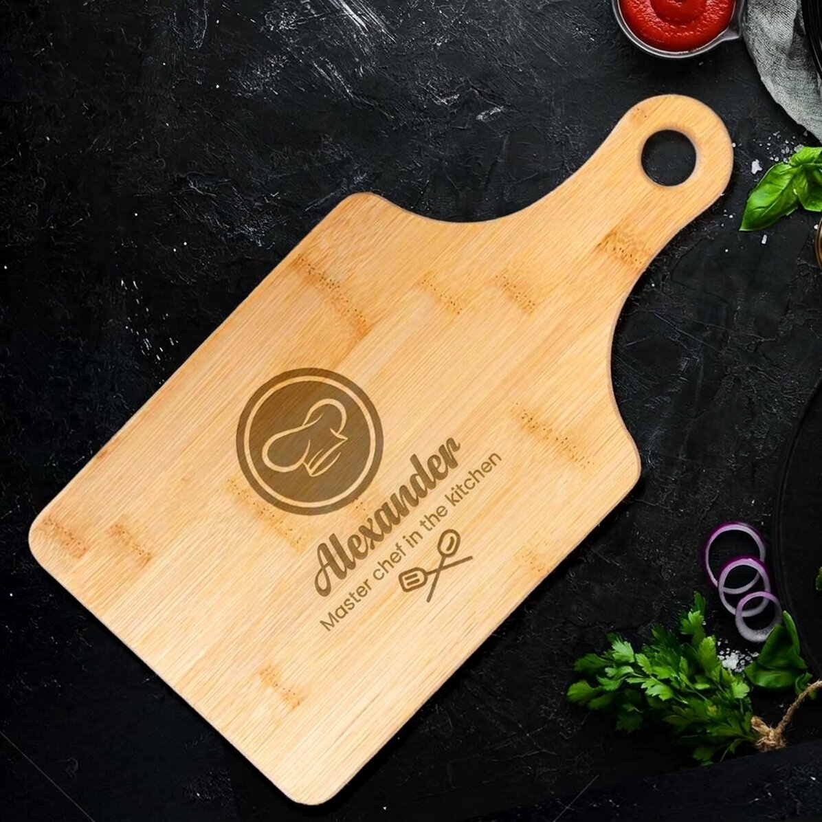 Tabla de cortar personalizada: el chef estrella de la cocina