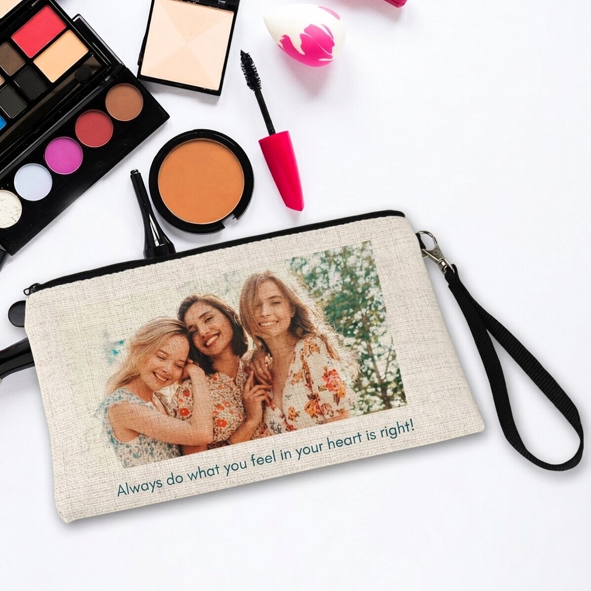 Set de accesorios personalizado con texto y una foto