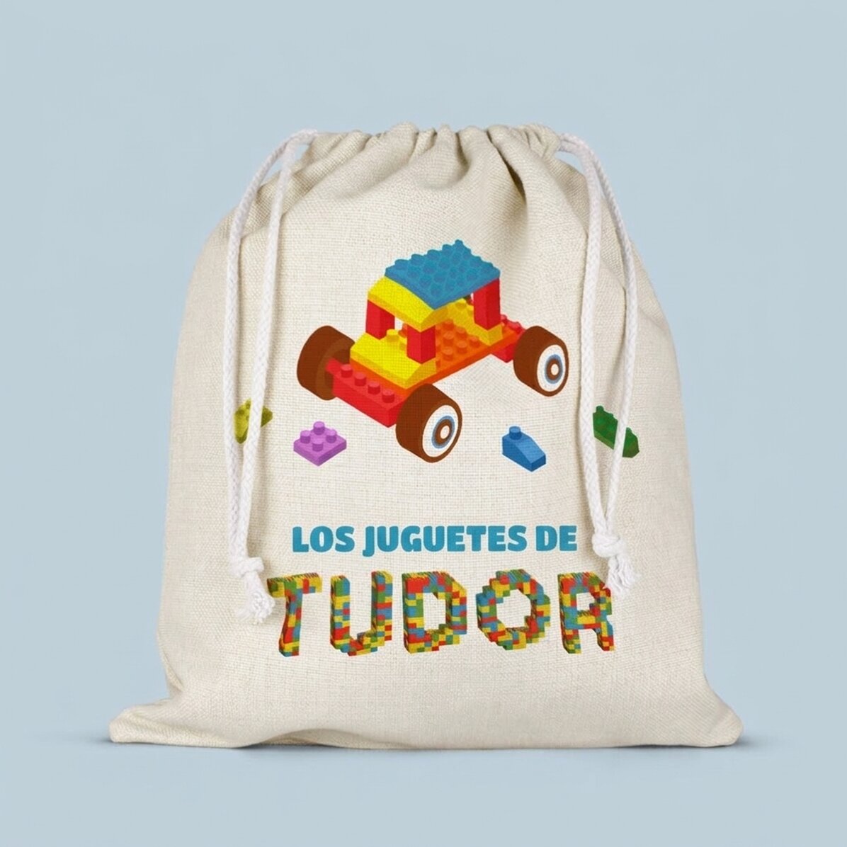 Bolsa mediana personalizada con texto - Lego