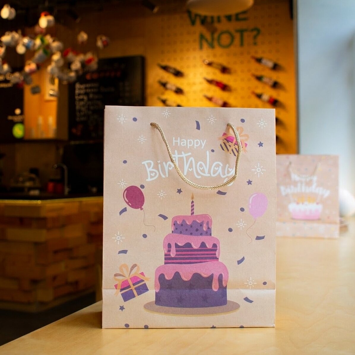 Bolsita de regalo pequeña - Feliz cumpleaños