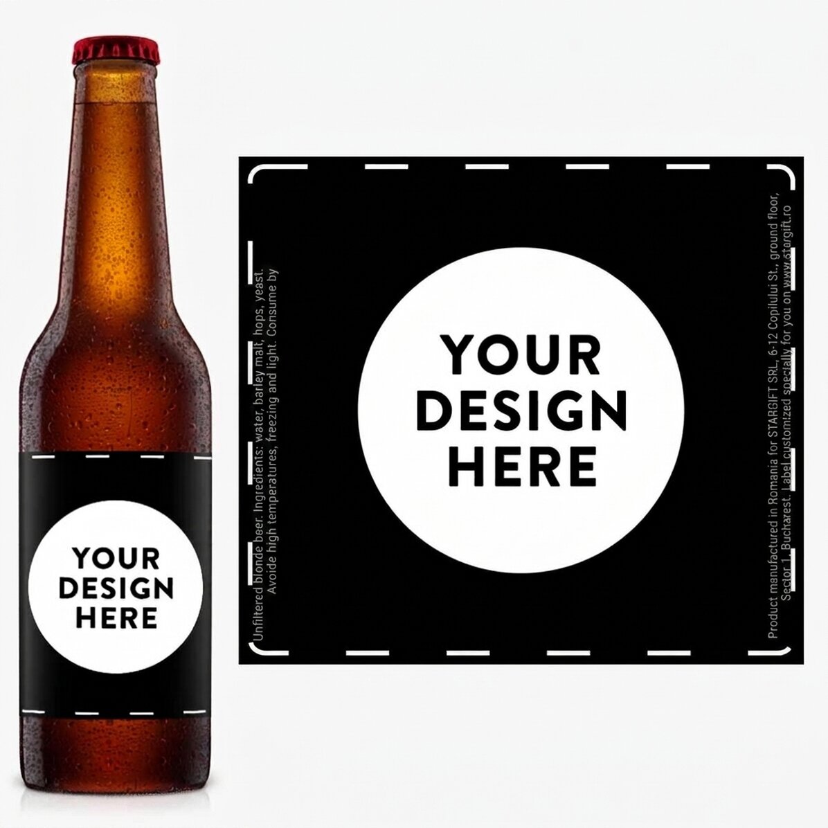 Cerveza personalizada con tu diseño