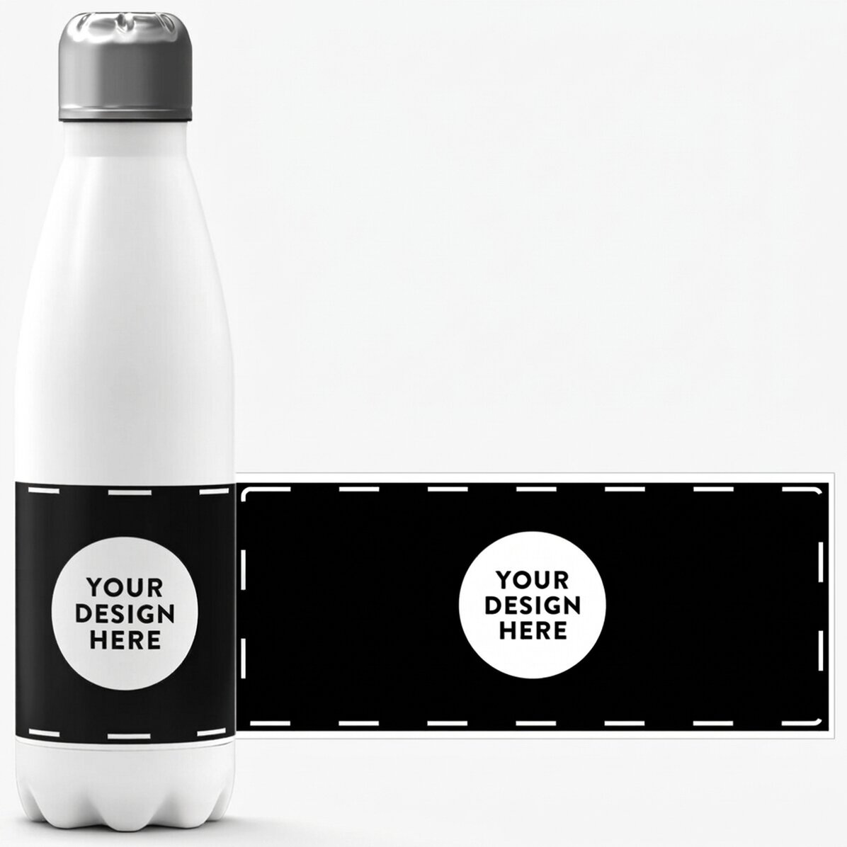 Termo con base blanca personalizado con tu diseño