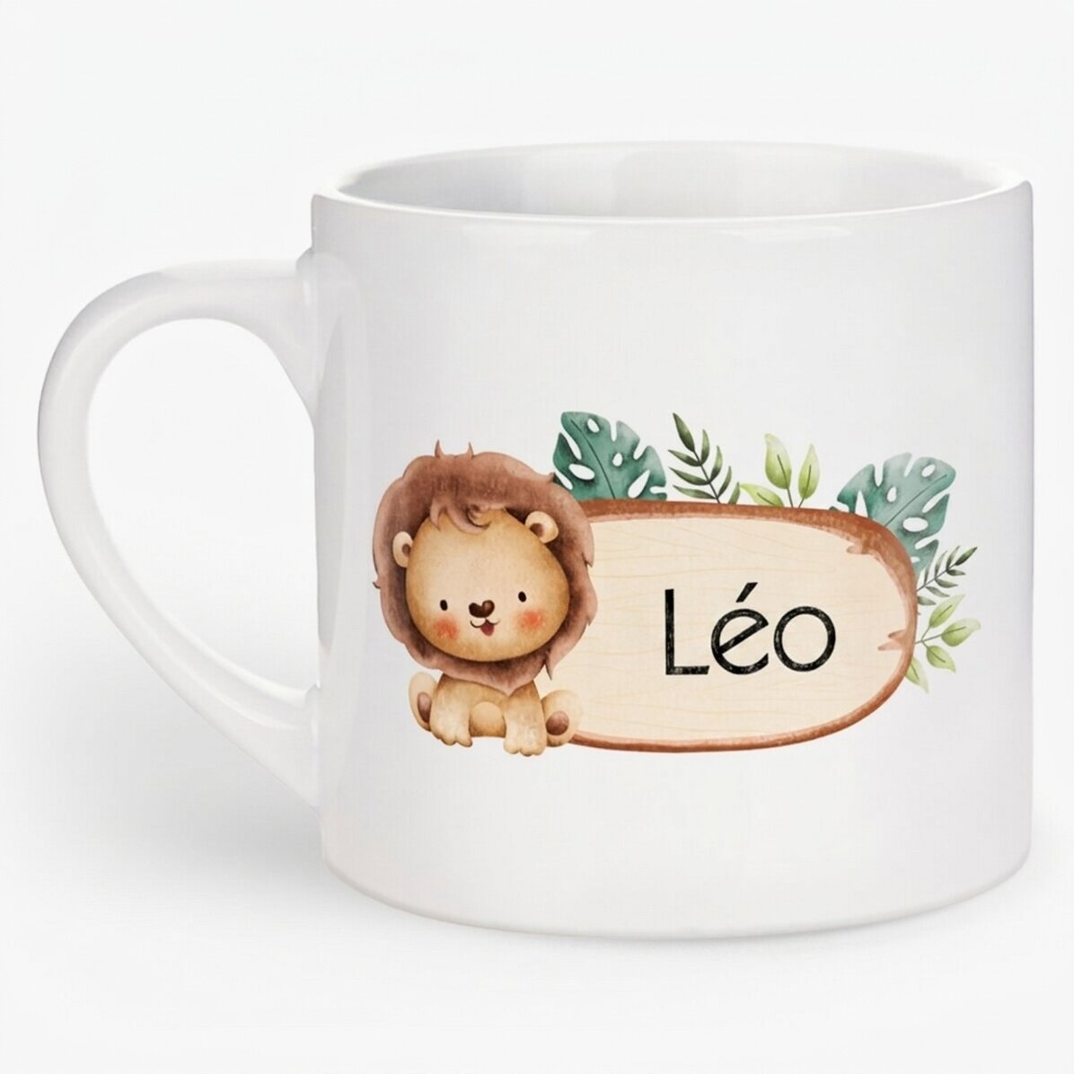 Vaso personalizado para niños con nombre - Animalitos