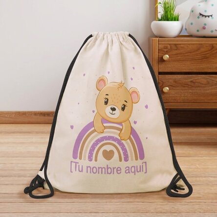 Mochila personalizada con nombre - Osito