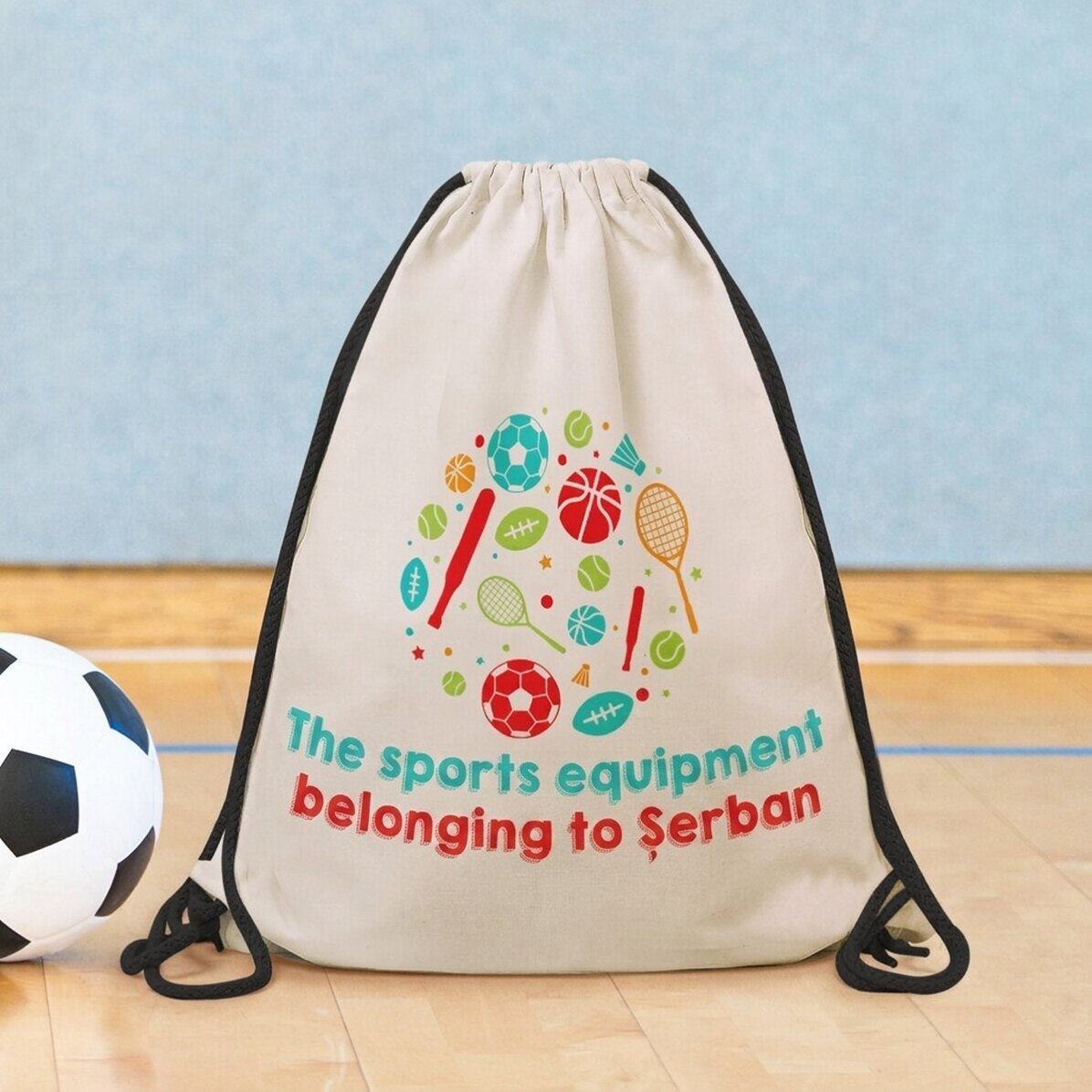 Mochila personalizada con texto - Equipamiento deportivo