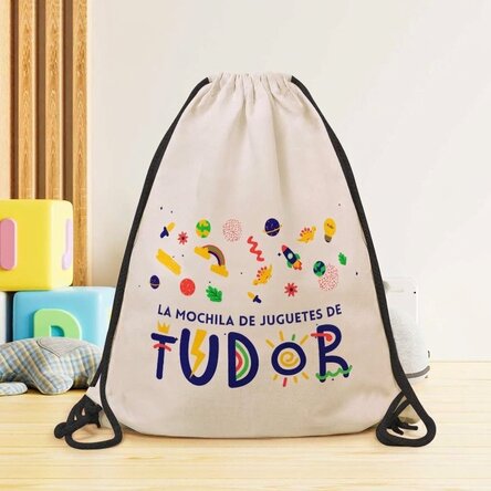 Mochila personalizada con texto - Juguetes