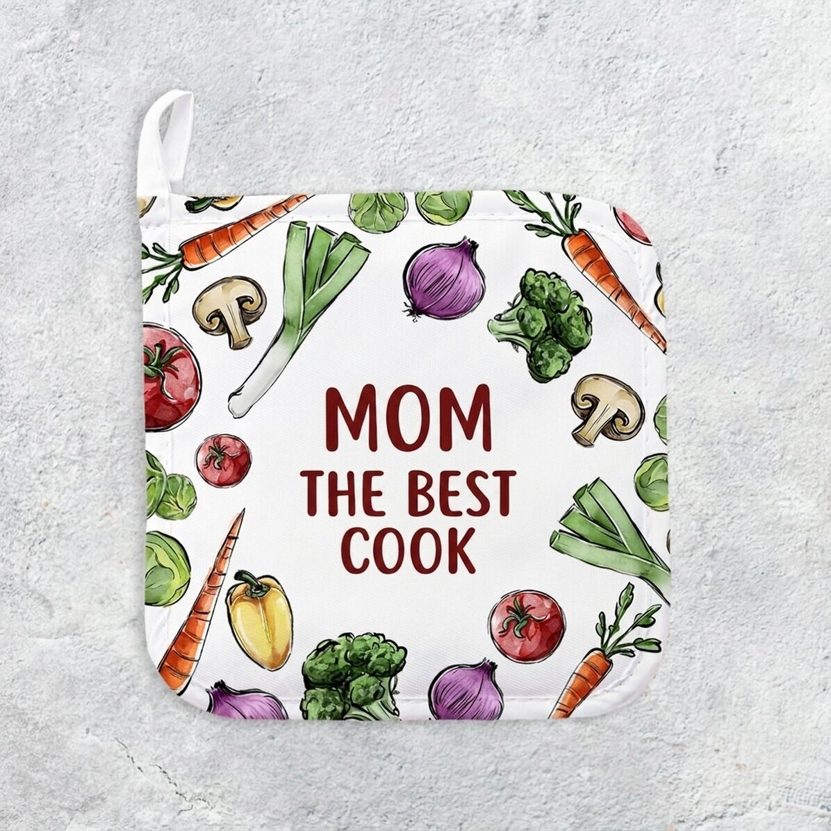 Salvamanteles personalizado con texto - Verduras