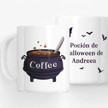 Taza personalizada con texto - Halloween Coffee