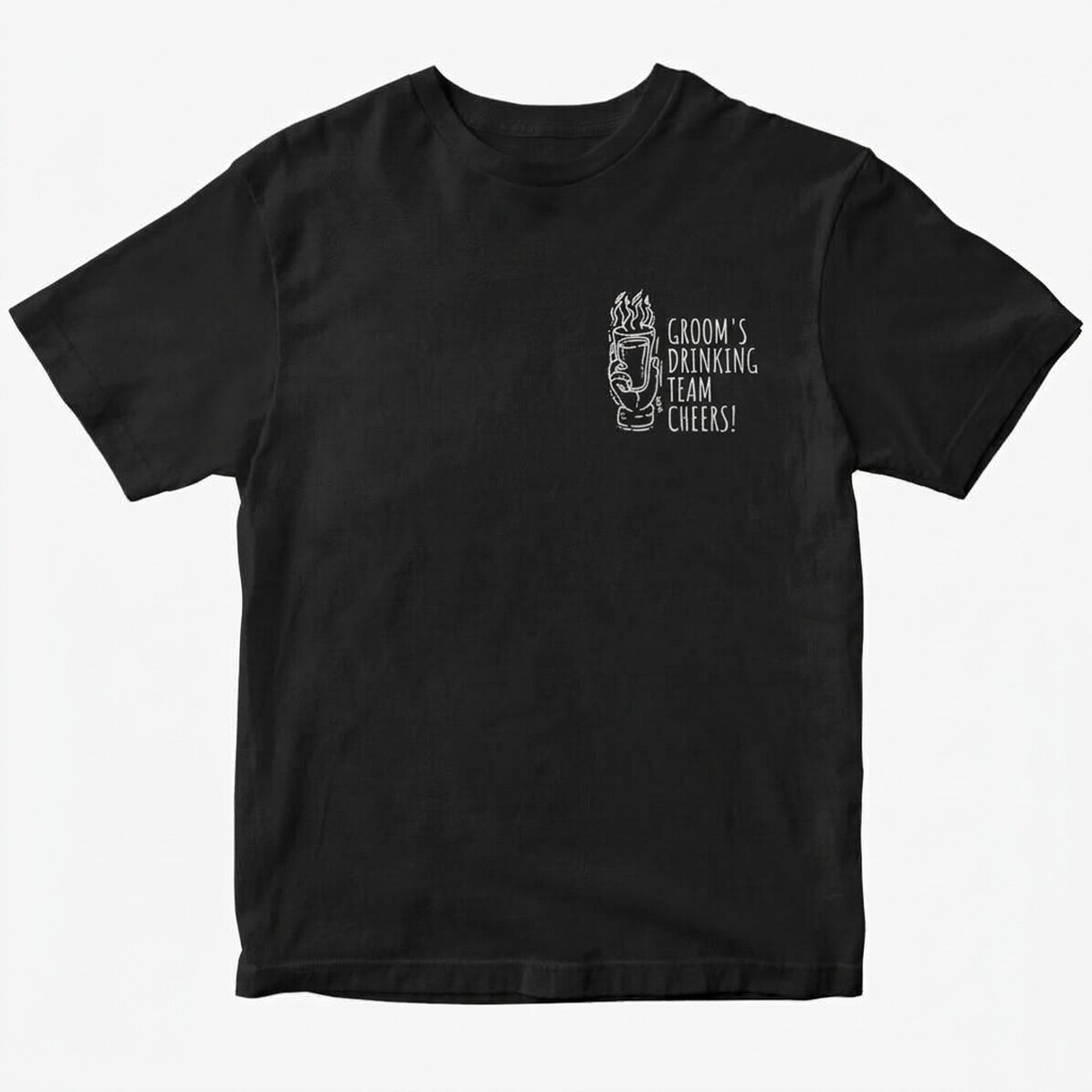 Camiseta personalizada con texto para la despedida de soltero - El equipo del novio