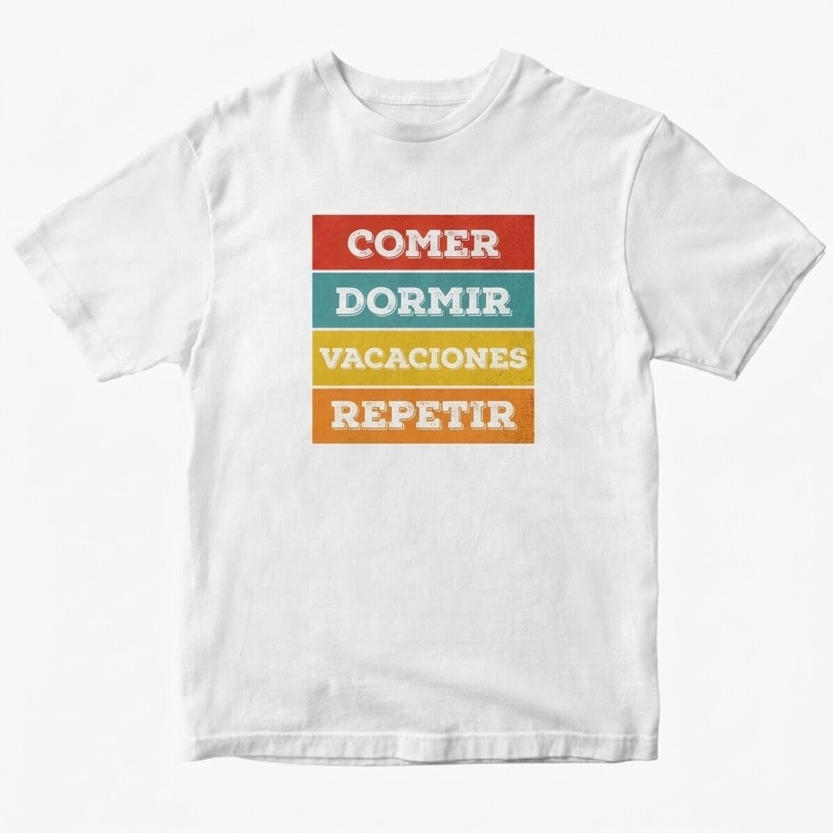 Camiseta personalizada con el texto «Eat. Sleep...»