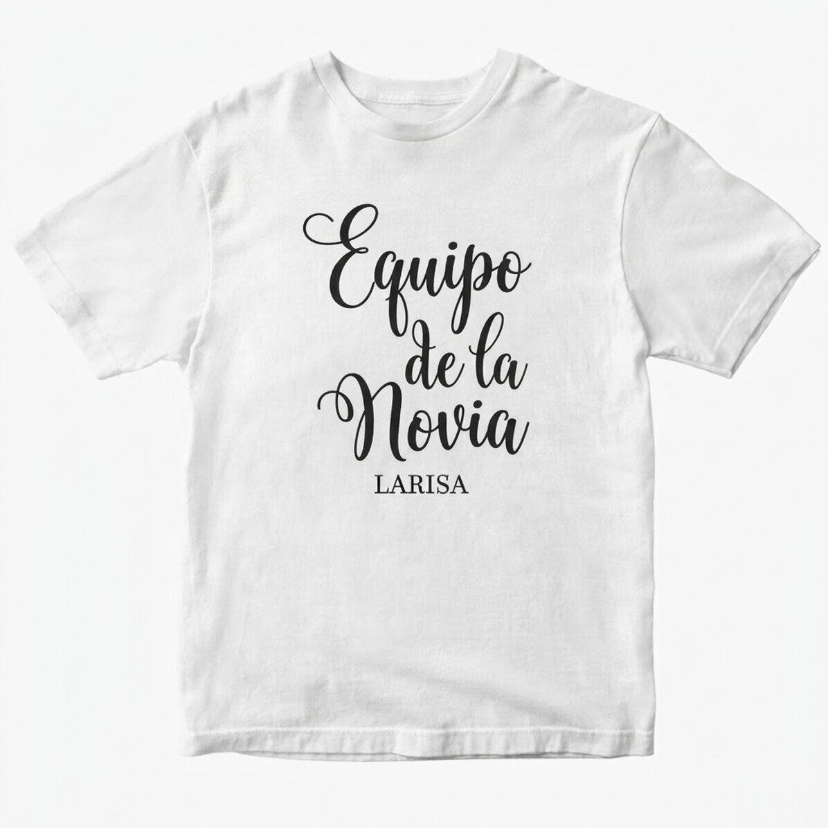 Camiseta personalizada con texto para solteras - Team Bride