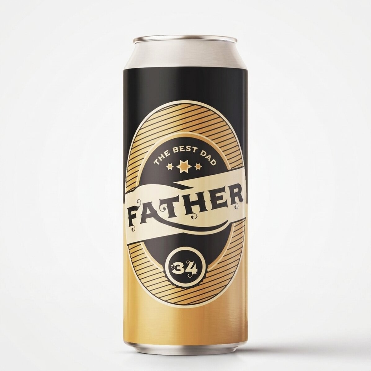 Cerveza en lata personalizada con el texto: «¡Feliz cumpleaños!»