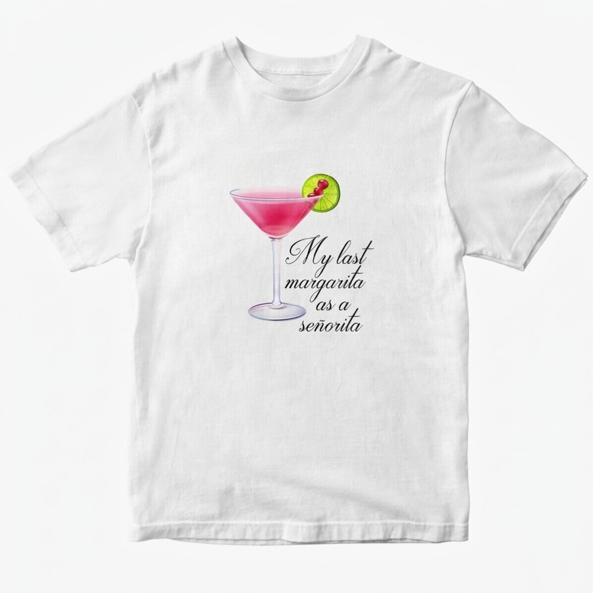 Camiseta de algodón personalizada para la futura novia - Margarita