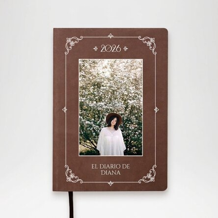 Agenda personalizada con texto - Modelo elegante