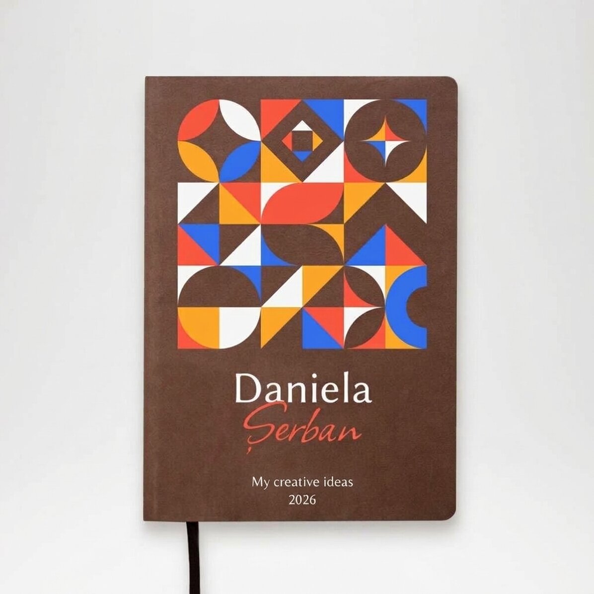 Agenda personalizada con texto - Ideas creativas