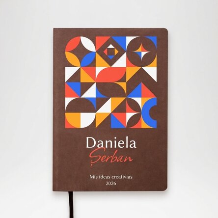 Agenda personalizada con texto - Ideas creativas