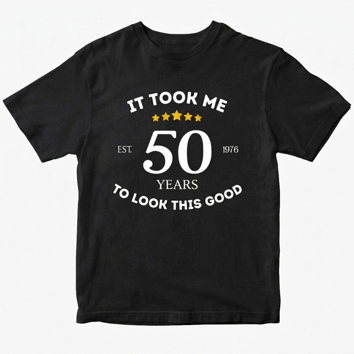 Camiseta de algodón personalizada con texto: «Me veo bien a mi edad»