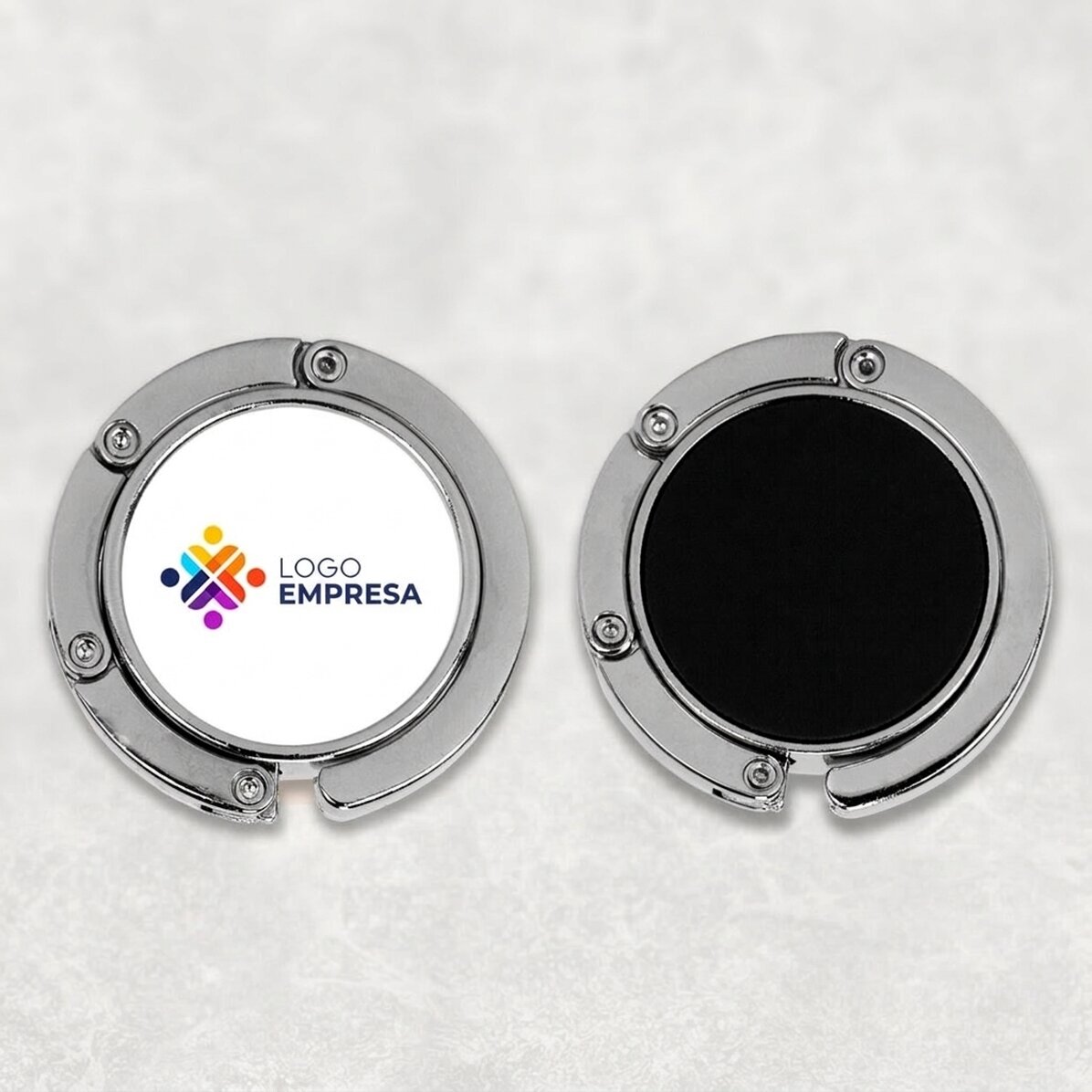 Soporte para bolsa de mesa personalizado con logotipo