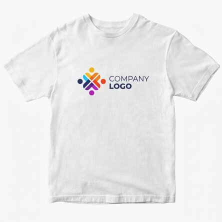 Camiseta de algodón personalizada con el logotipo «landscape»