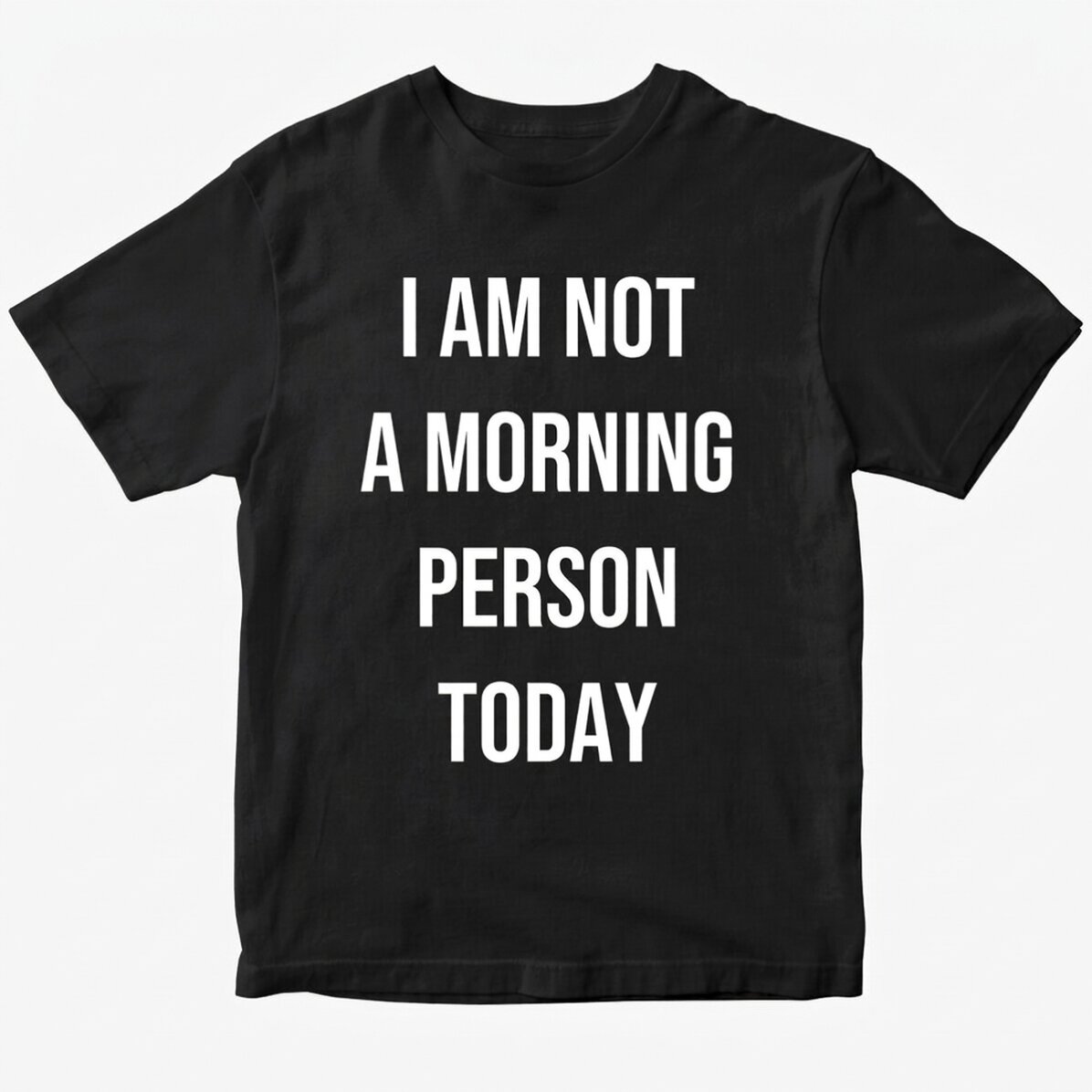 Camiseta de algodón personalizada con texto