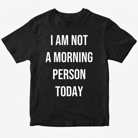 Camiseta de algodón personalizada con texto