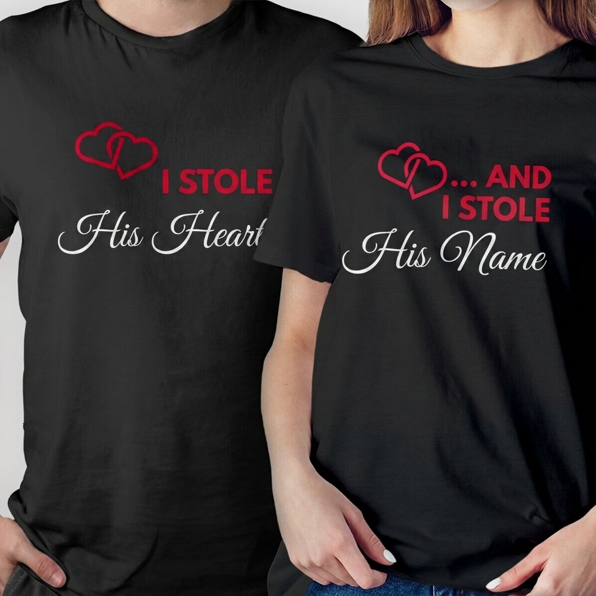 Camiseta de algodón personalizada con el texto: «Yo se los robo»