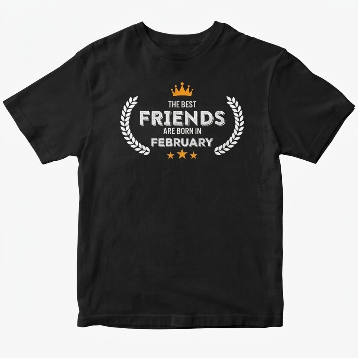 Camiseta de algodón personalizada con texto: «Nacido en...»