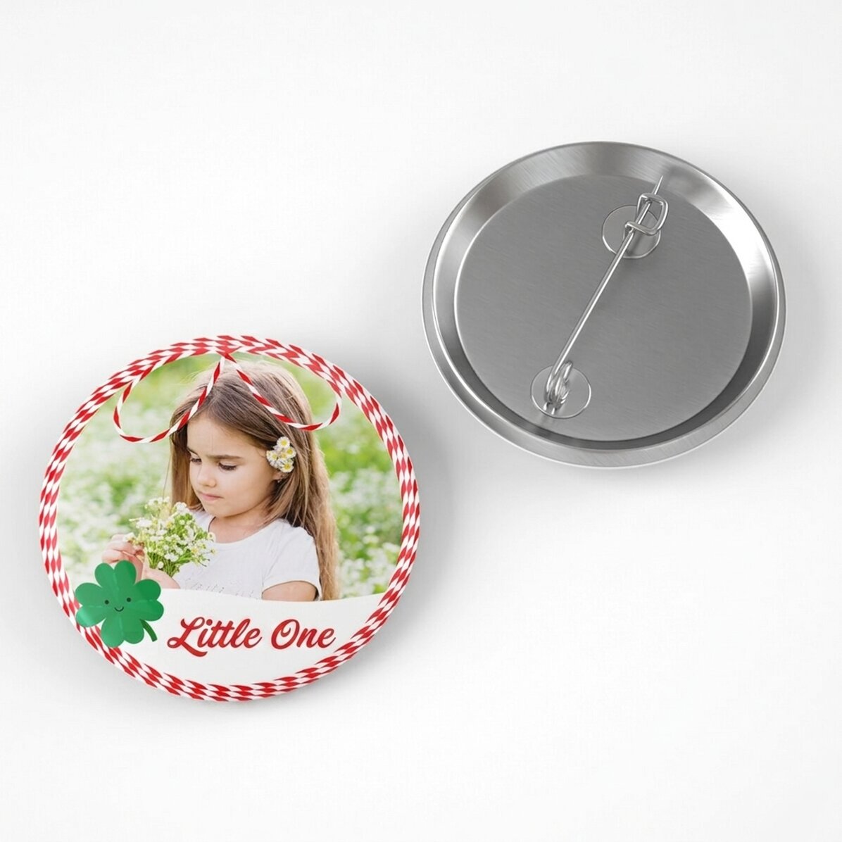 Insignia personalizada con foto y nombre