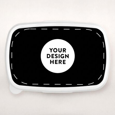 Lunch box, customised with your own graphics