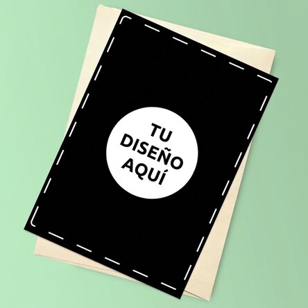 Tarjeta de felicitación magnética personalizada con tu diseño