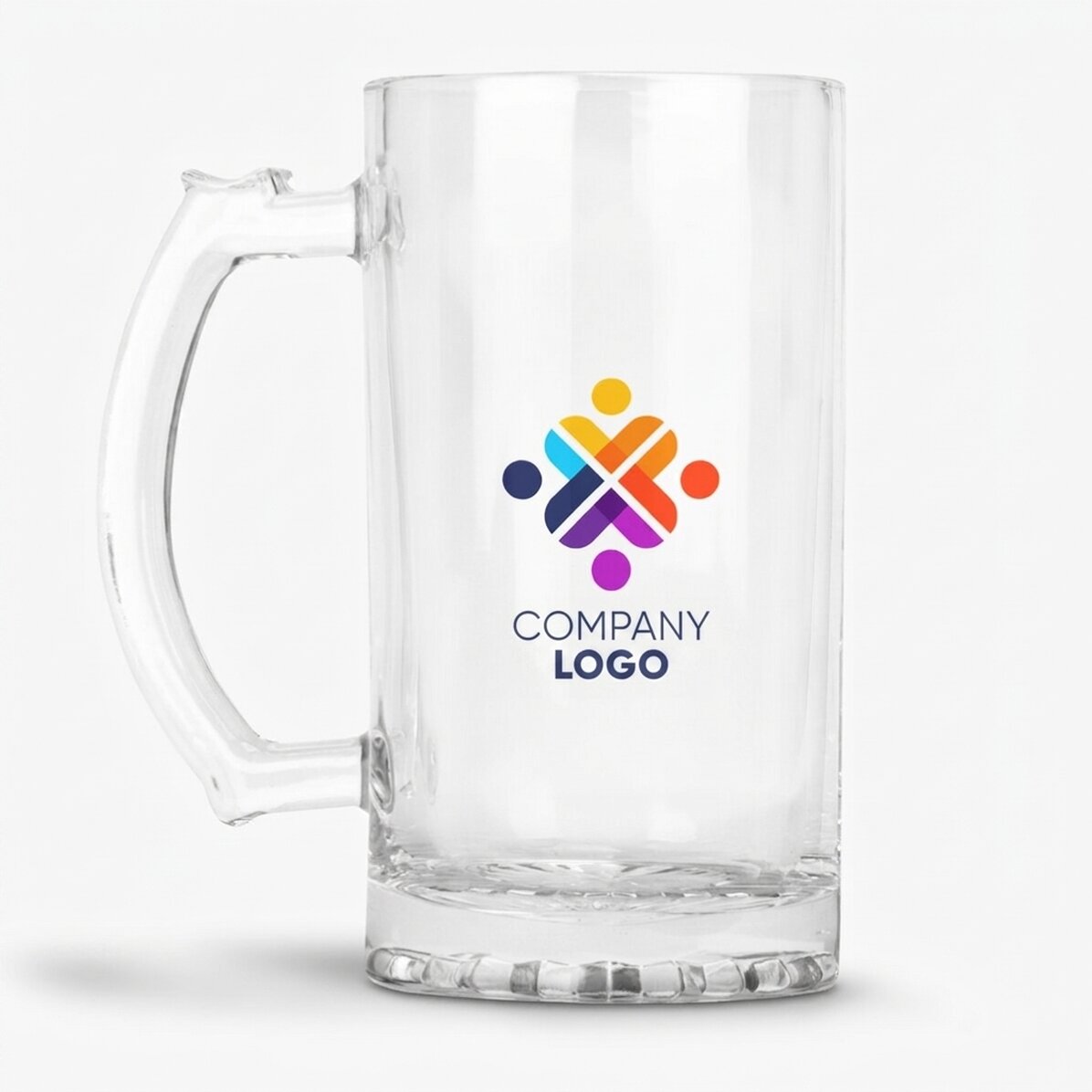 Jarra de cerveza personalizada con logotipo