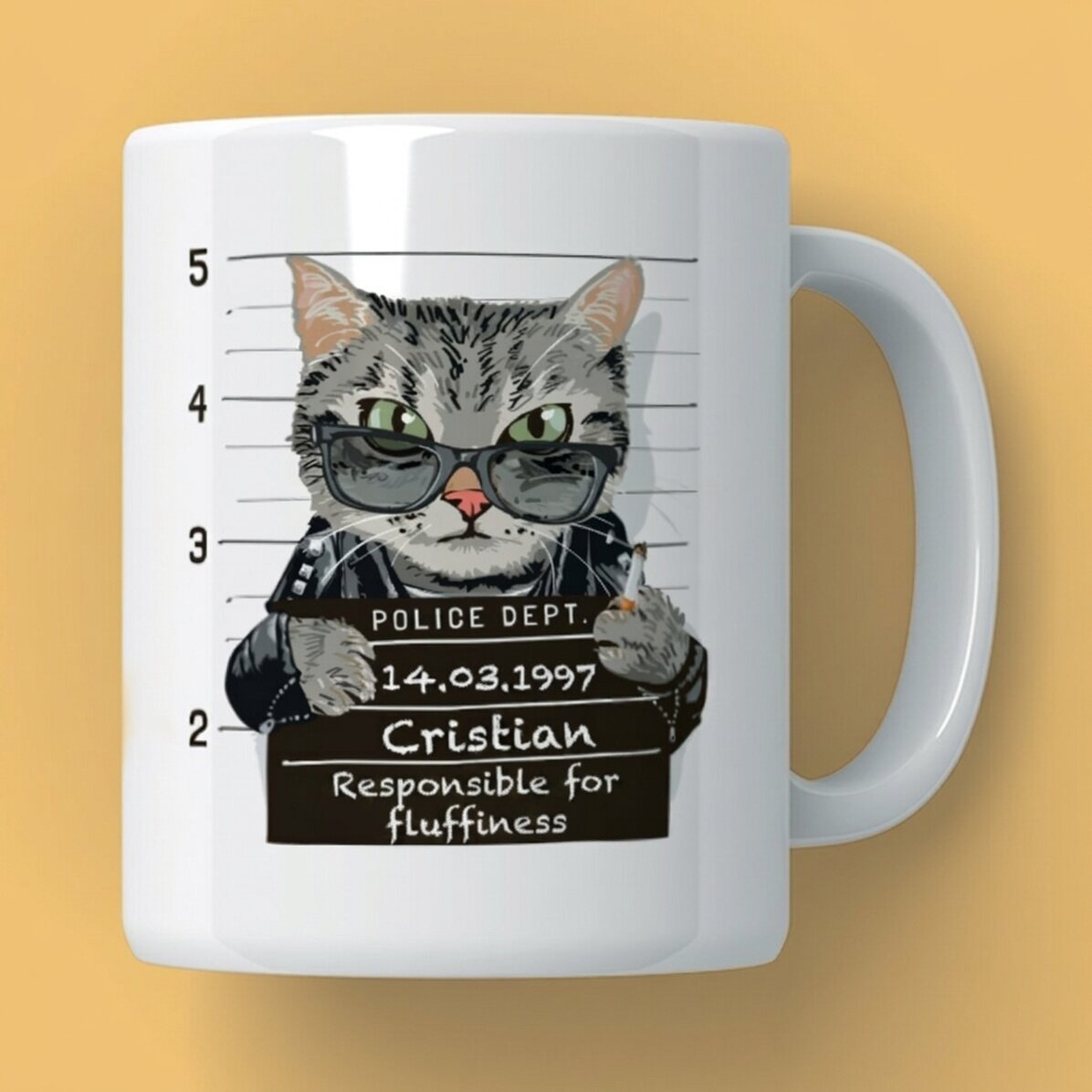 Taza personalizada con texto - Pufosenie