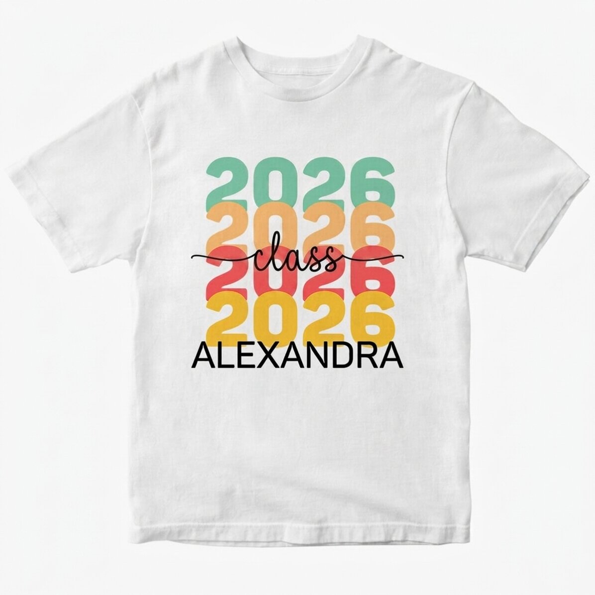 Camiseta de algodón personalizada con texto - Oferta