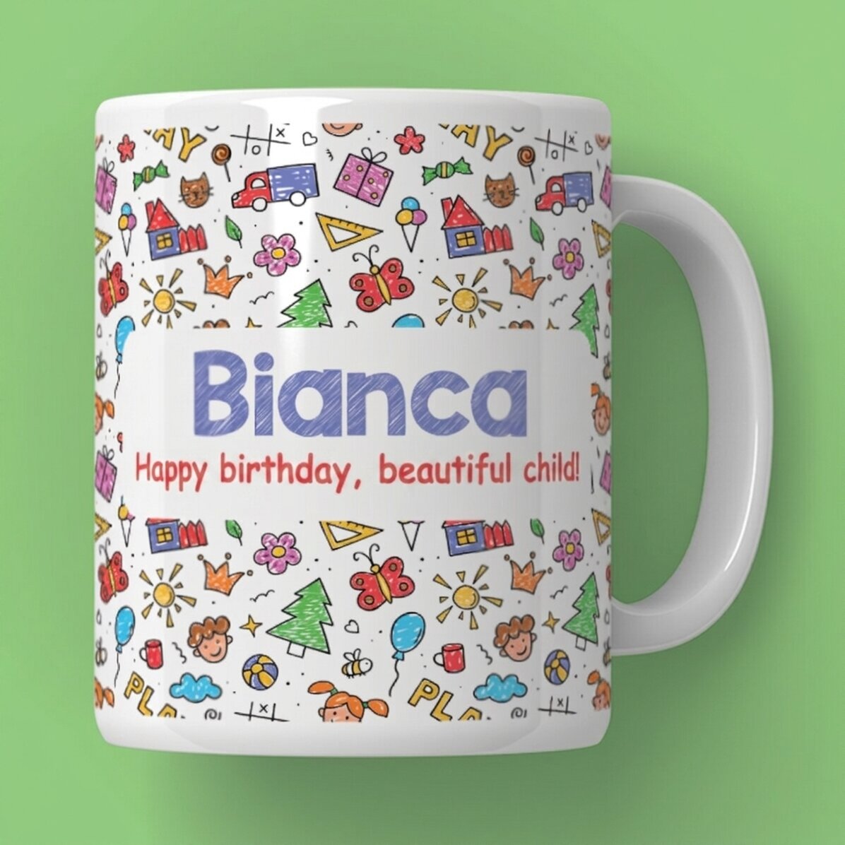Taza personalizada con mensaje - Día del Niño
