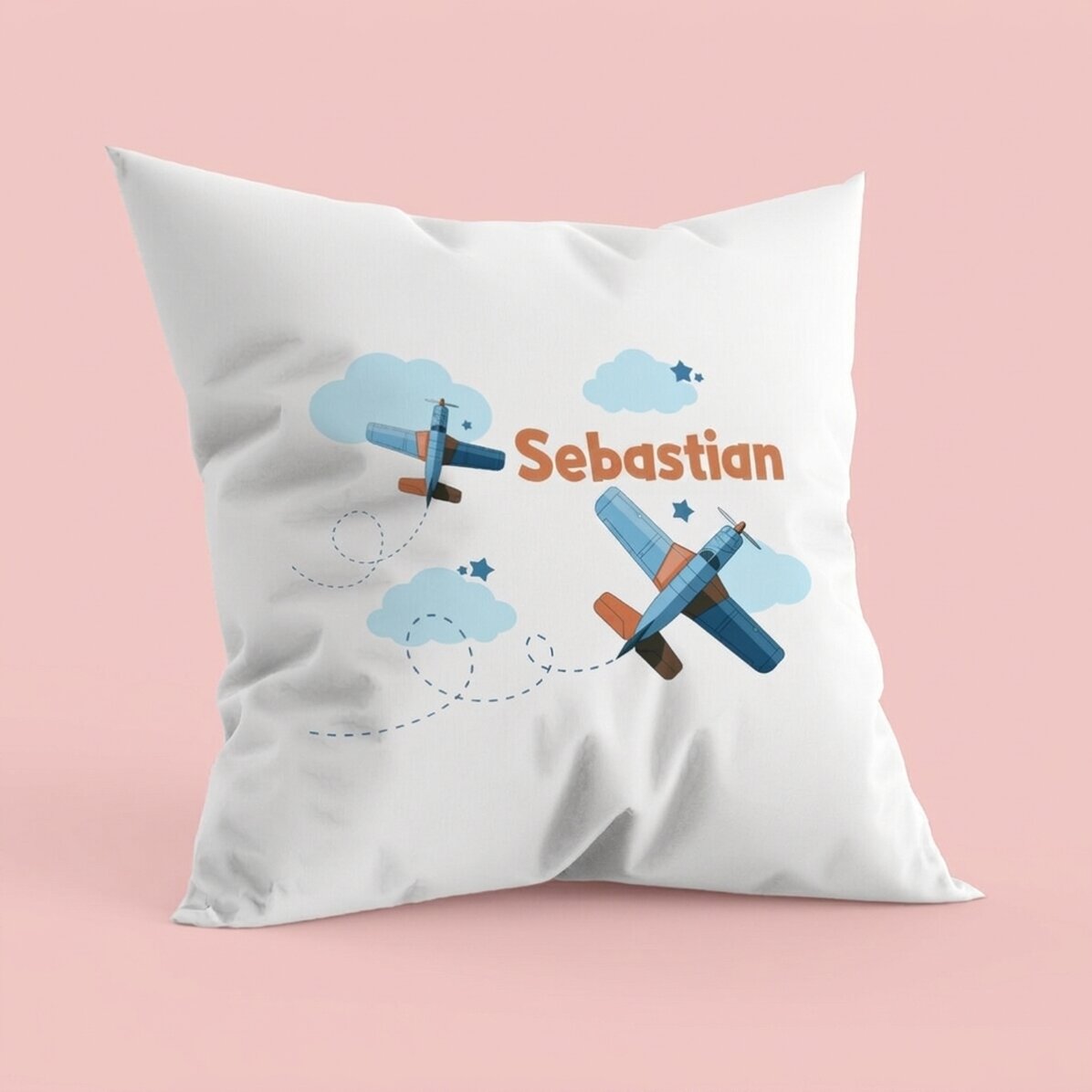 Almohada personalizada con texto - Aviones
