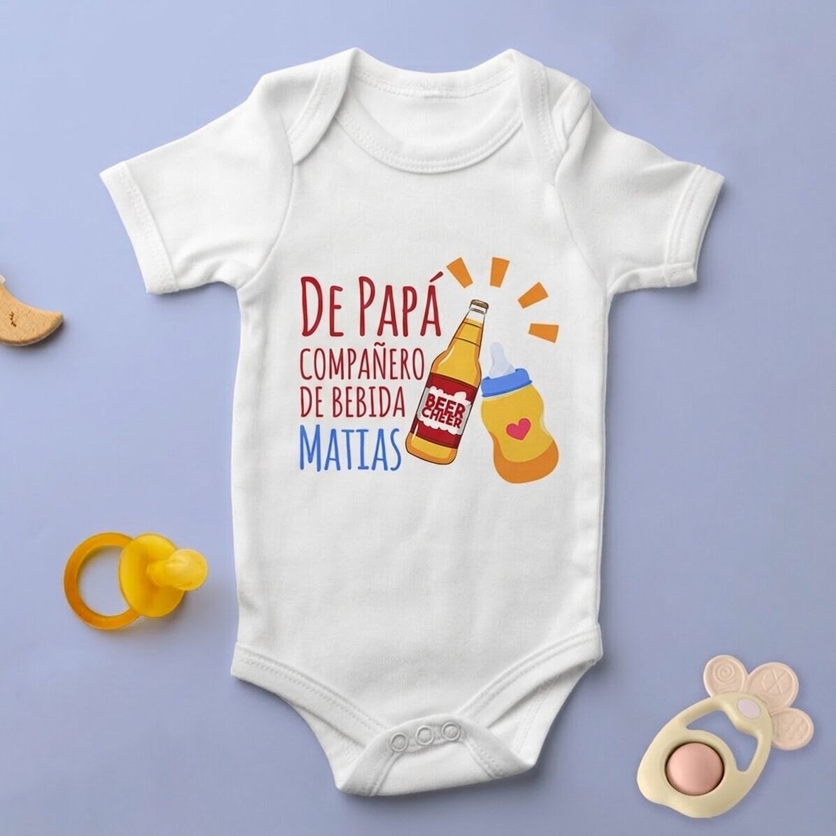 Body para niños personalizado con mensaje - Drinking buddy