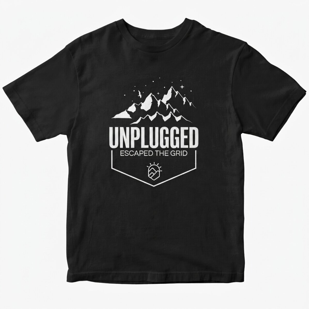 Camiseta de algodón personalizada con texto - Offline