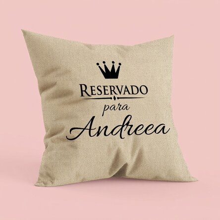 Almohada personalizada - reservada para... - En