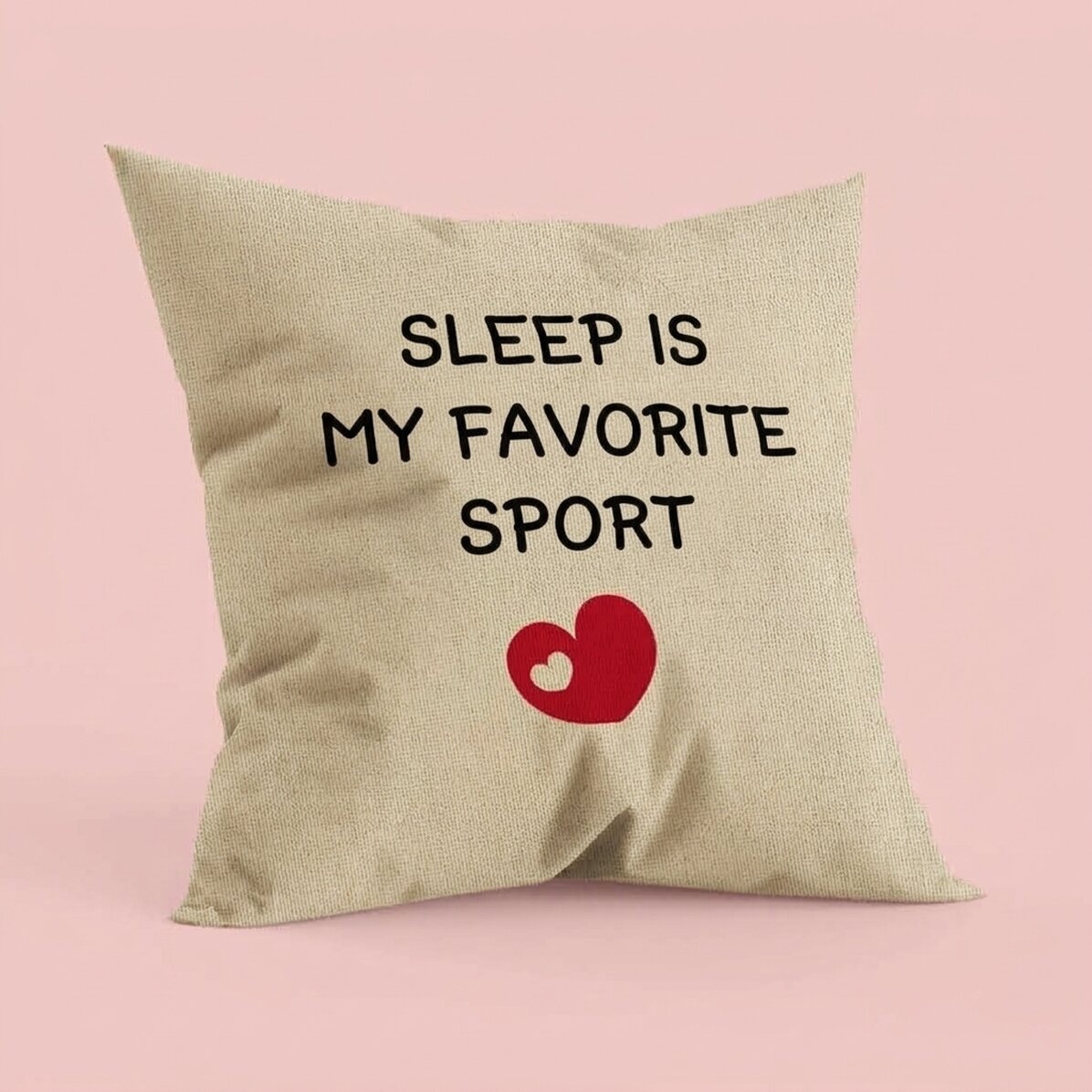 Almohada personalizada con texto - Tu deporte favorito - En