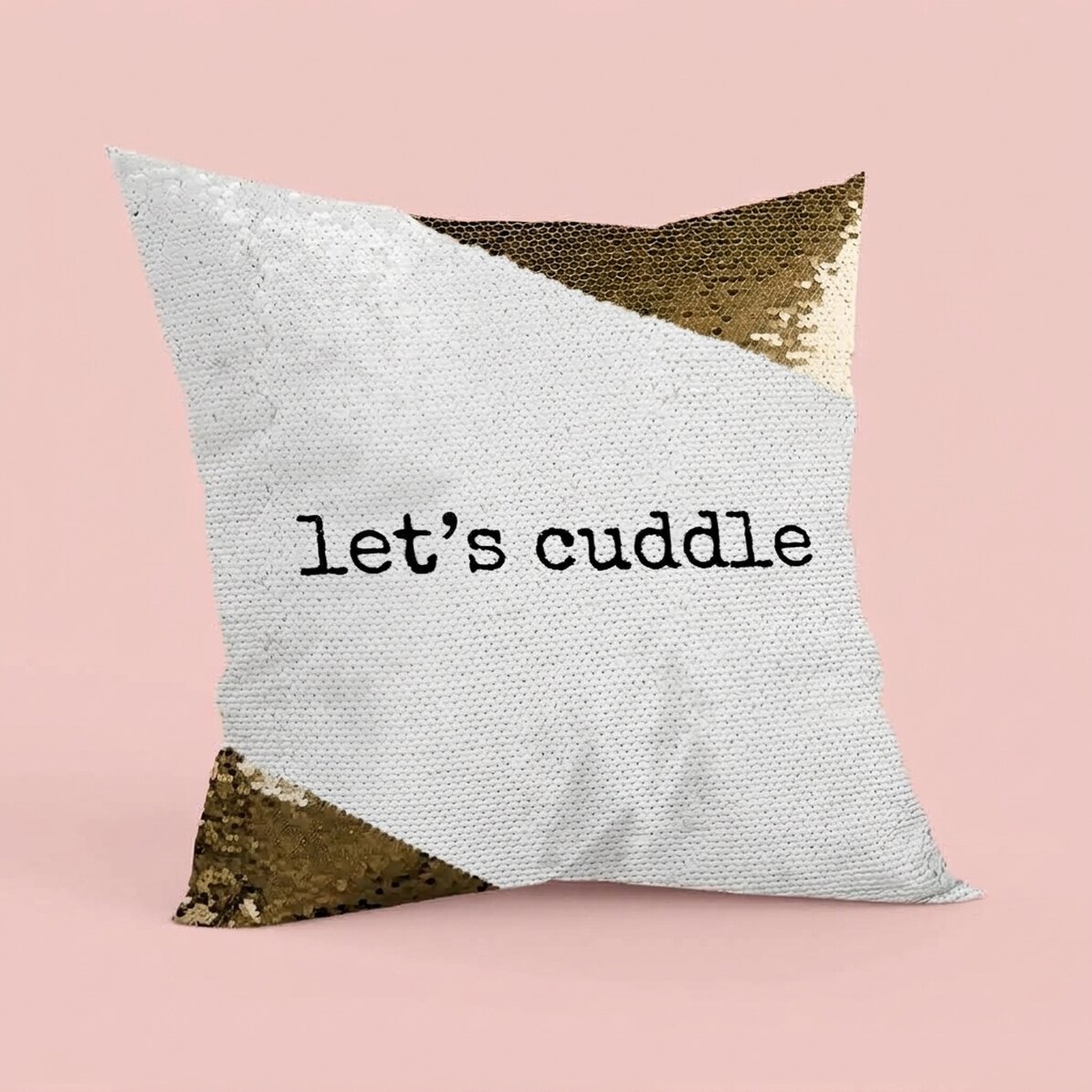 Cojín personalizado con texto - «Let
