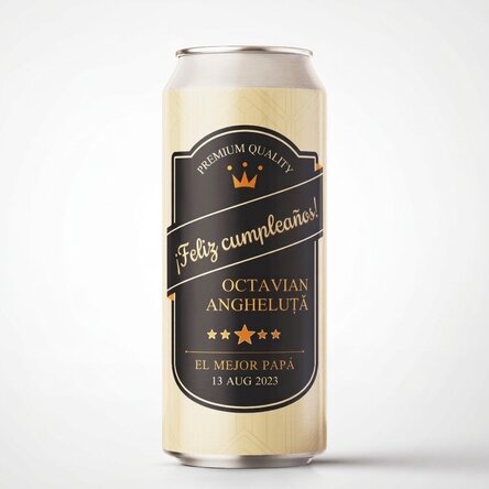 Cerveza en lata personalizada con texto - Special for you