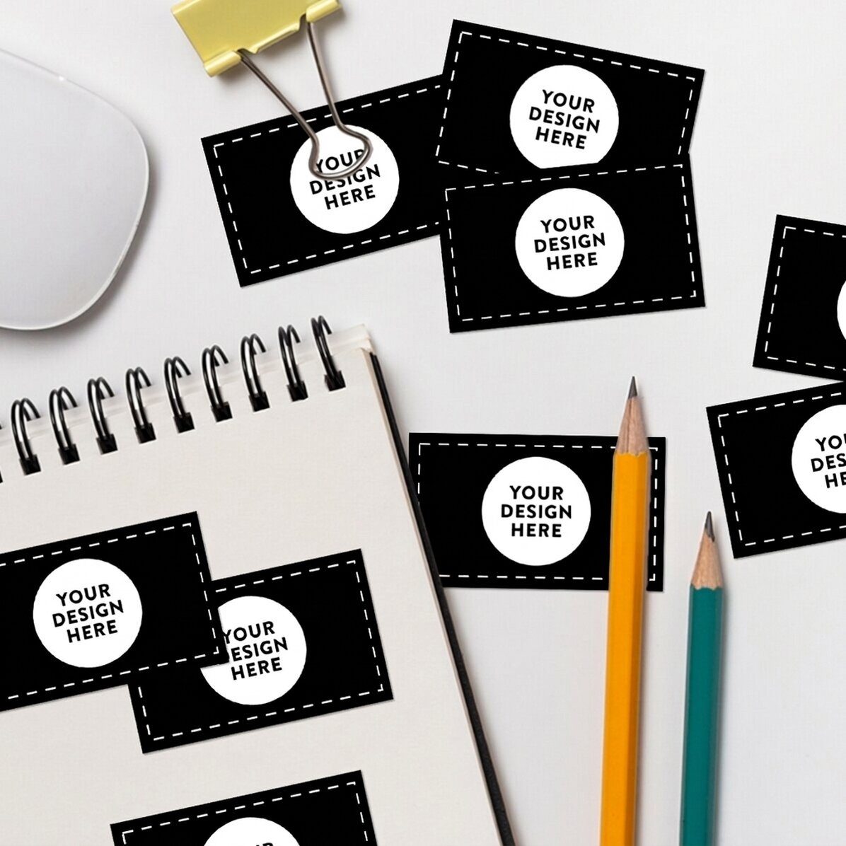 Juego de pegatinas (etiquetas autoadhesivas) personalizadas con tu diseño