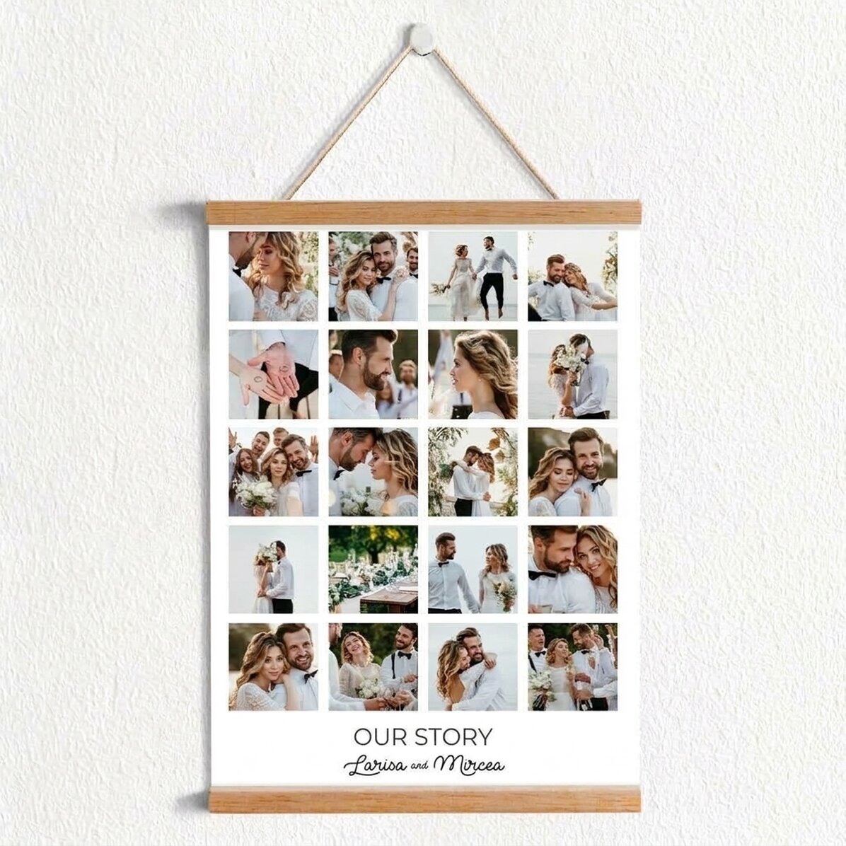 Póster personalizado con 20 fotos