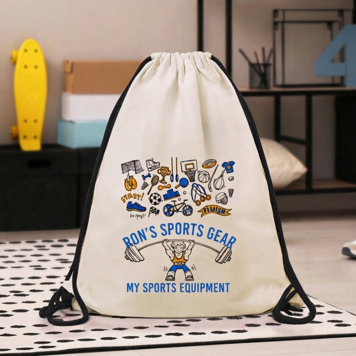 Mochila personalizada con nombre - Clase de educación física