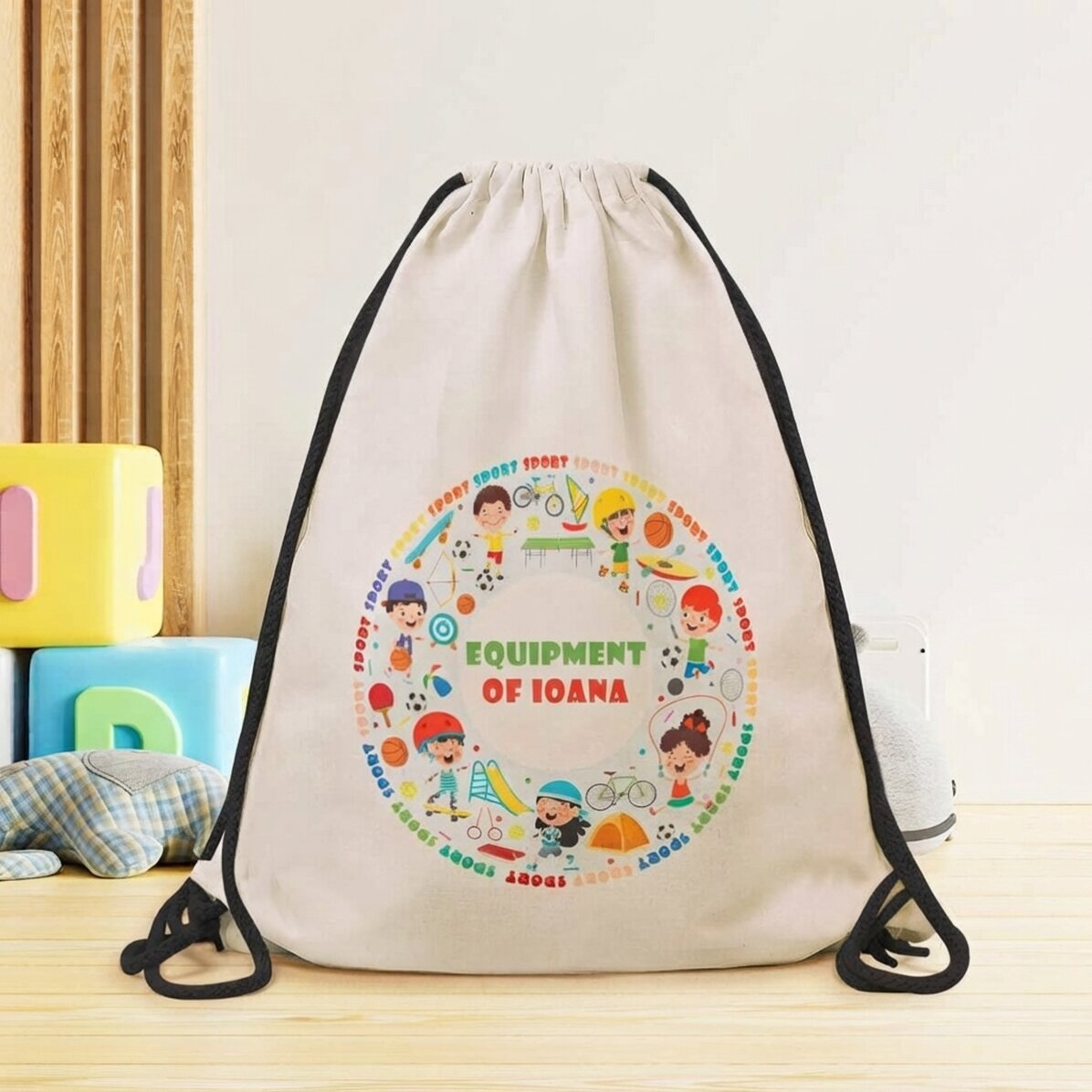 Mochila personalizada con nombre - Deporte