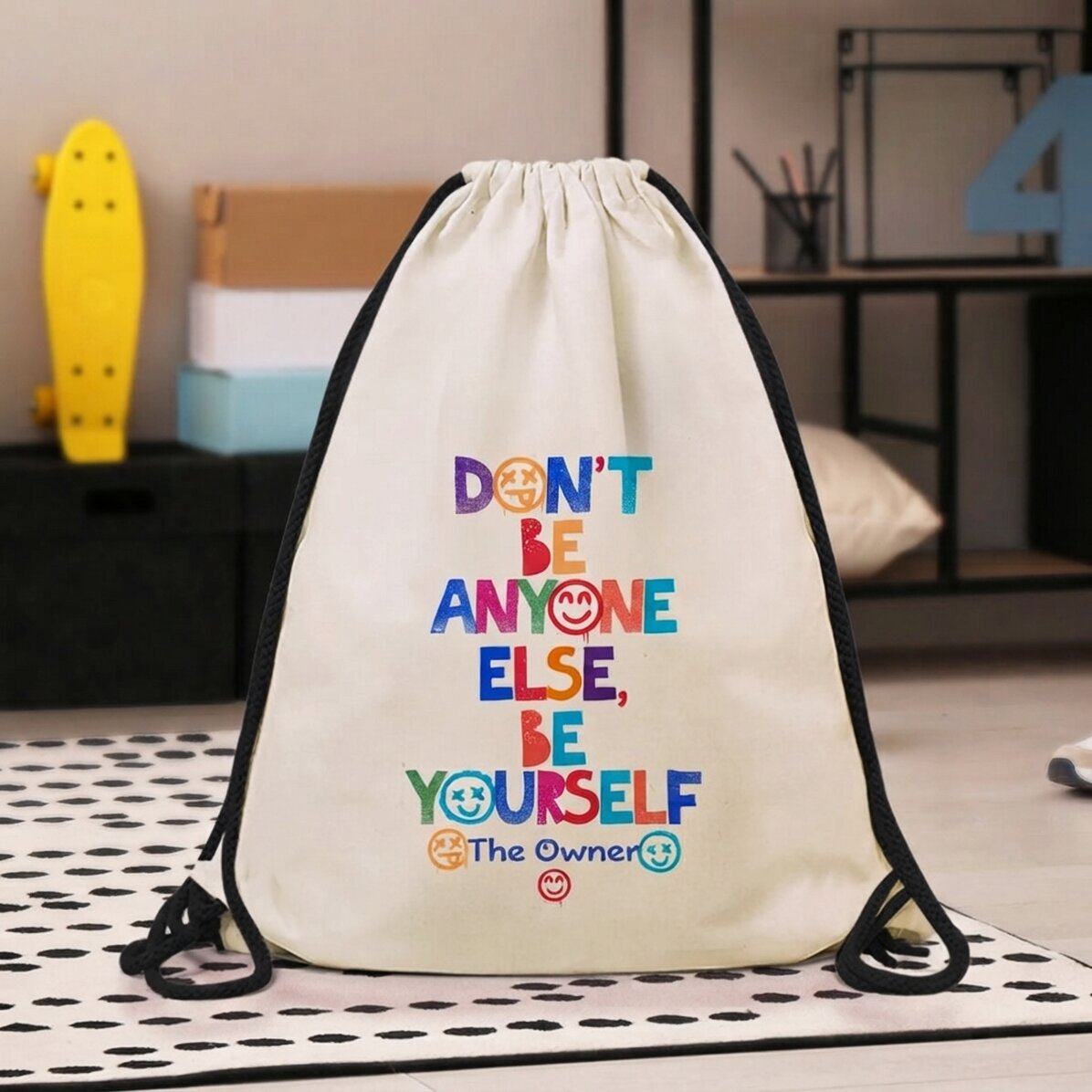Mochila personalizada con nombre - Be yourself