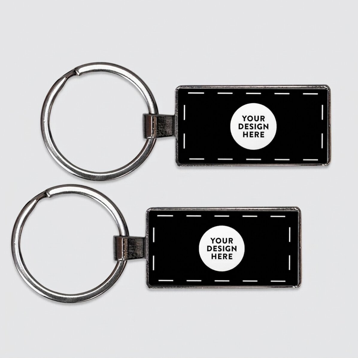 Llavero personalizado con tu diseño por delante y por detrás