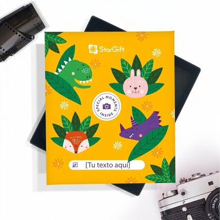 La caja de los recuerdos: 32 fotos con mensaje - modelo premium Kids