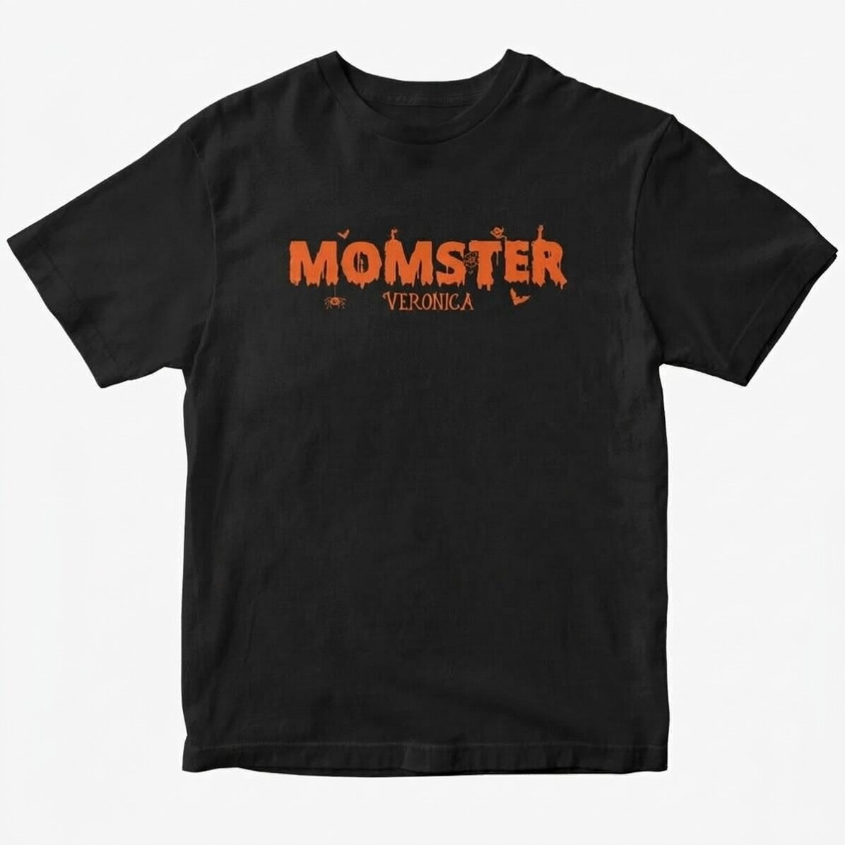 Camiseta de algodón personalizada con texto - Momster